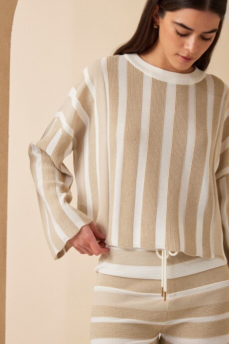 SWEATER CABANA BEIGE
