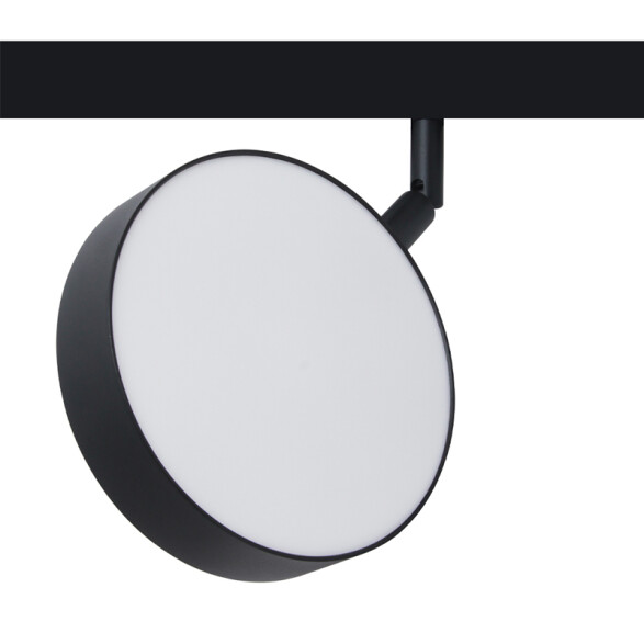 Spot led para riel magnético negro 9w 840 Lm cálido IX4358