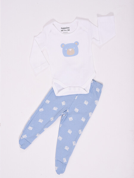 CONJUNTO BODY + PELELE BEAR BLANCO