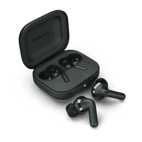 AURICULARES BLUETOOTH MOTOBUDS + Auriculares Inalámbricos MOTOROLA MotoBuds + BT Cancelación De Ruido - Negro