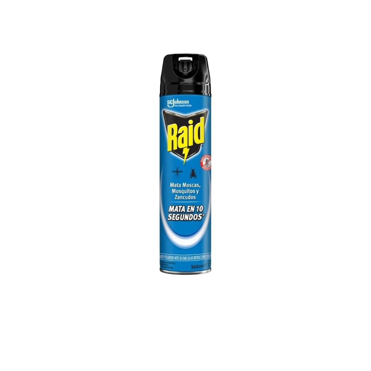 INSECTICIDA RAID MMM S/OLOR AZUL, 360CC 