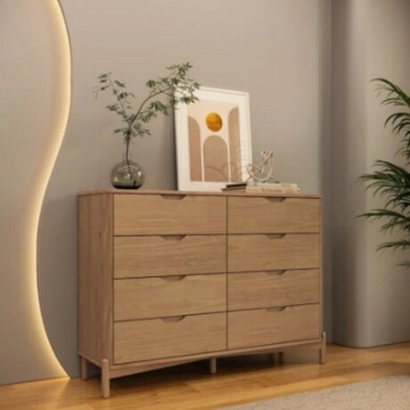 COMODA 8 CAJONES NEST COLOR TAUARI MADERA MACIZA COMODA 8 CAJONES NEST COLOR TAUARI MADERA MACIZA