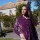 Velvet Shirt con Puño Morado