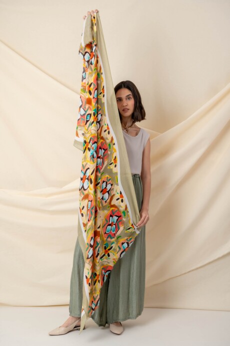 PAÑUELO MULTICOLOR Visón