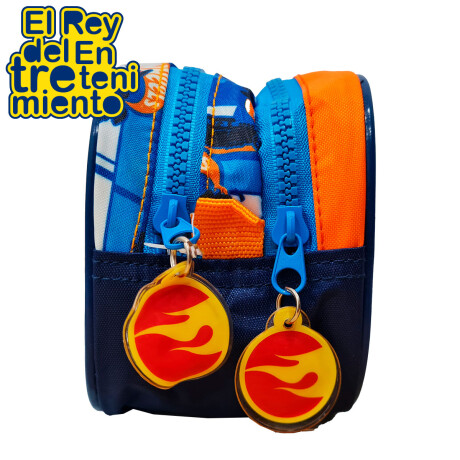 Cartuchera Hot Wheels Original Doble Cierre Escolar 1