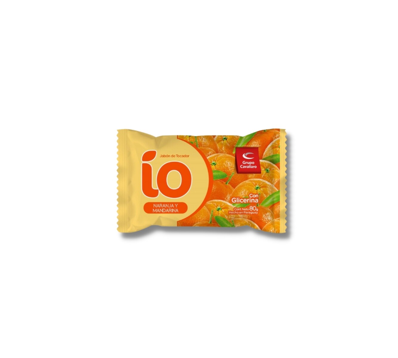 Jabón IO Cavallaro 80 g con glicerina - Naranja y Mandarina 