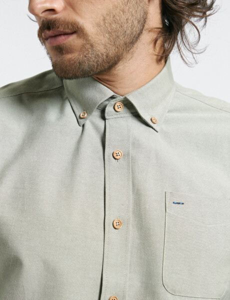 012487 CAMISA HARRINGTON LABEL Kaki