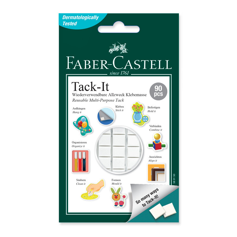 Adhesivo Tack It 50 G 90 Pcs Blanco Faber-Castell #Adhesivo Tack it 50 g 90 pcs Blanco Faber Castell