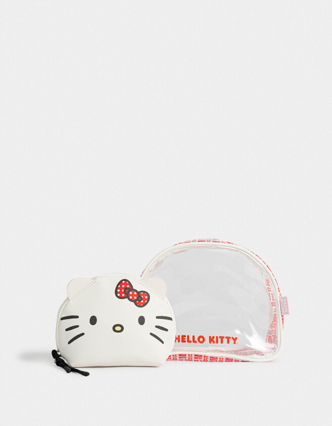 Cinturones Infantiles Licencias Set De Portacosméticos "hello Kitty" - Combinacion Multicolor