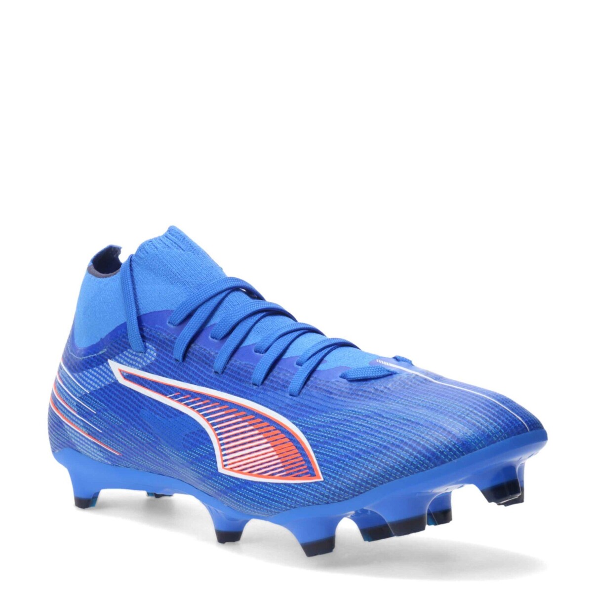 Championes de Fútbol 11 Hombre Puma Ultra Match - Azul - Blanco - Naranja 