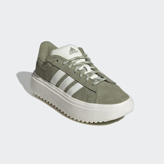 Championes Adidas Grand Court Platform Verde