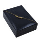 Cadena forcet oro 18k ,centro con zafiro azul tallado corazón Cadena forcet oro 18k ,centro con zafiro azul tallado corazón