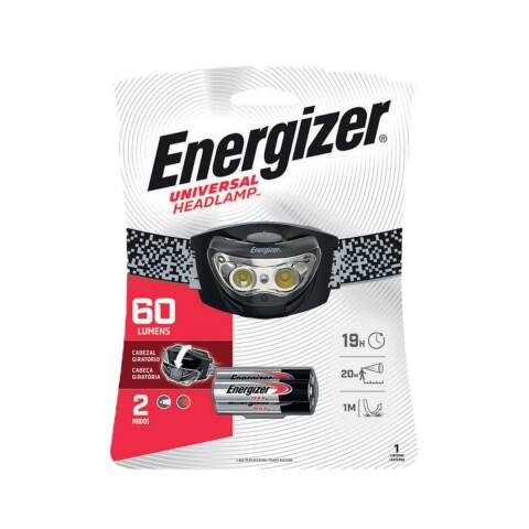 LINTERNA 3 LEDS ENERGIZER P/ CABEZA 60 LUMENES PILAS INCL LINTERNA 3 LEDS ENERGIZER P/ CABEZA 60 LUMENES PILAS INCL