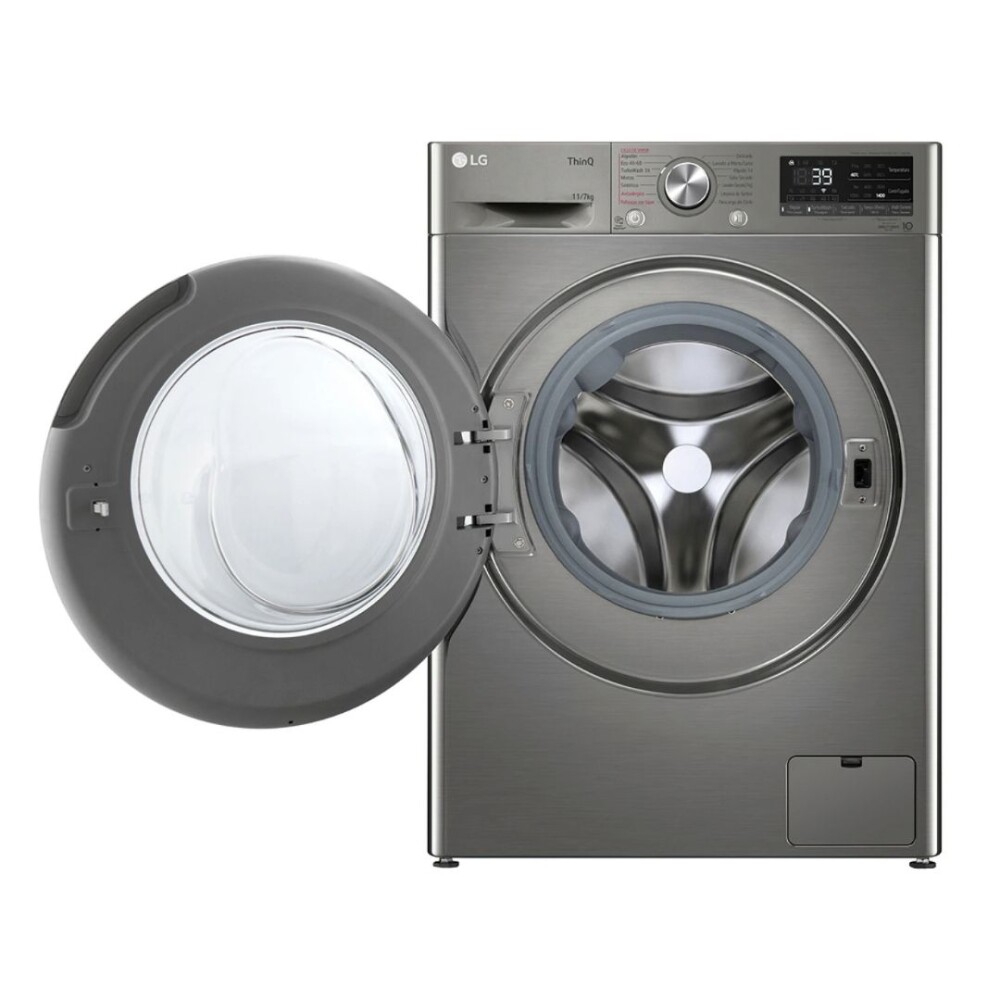 Lavasecarropas Carga Frontal Inox 11Kg - Modelo AI DD™ WD11PVC3S6 - Lg Lavasecarropas Carga Frontal Inox 11Kg - Modelo AI DD™ WD11PVC3S6 - Lg