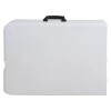 Mesa Plegable Tipo Maleta 120 Cm Color Blanco Mesa Plegable Tipo Maleta 120 Cm Color Blanco