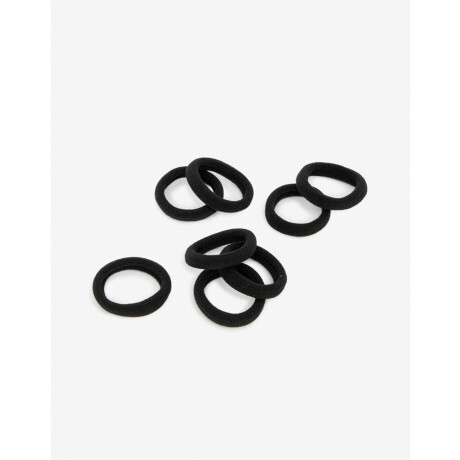 Set De Gomitas Elásticas Negro