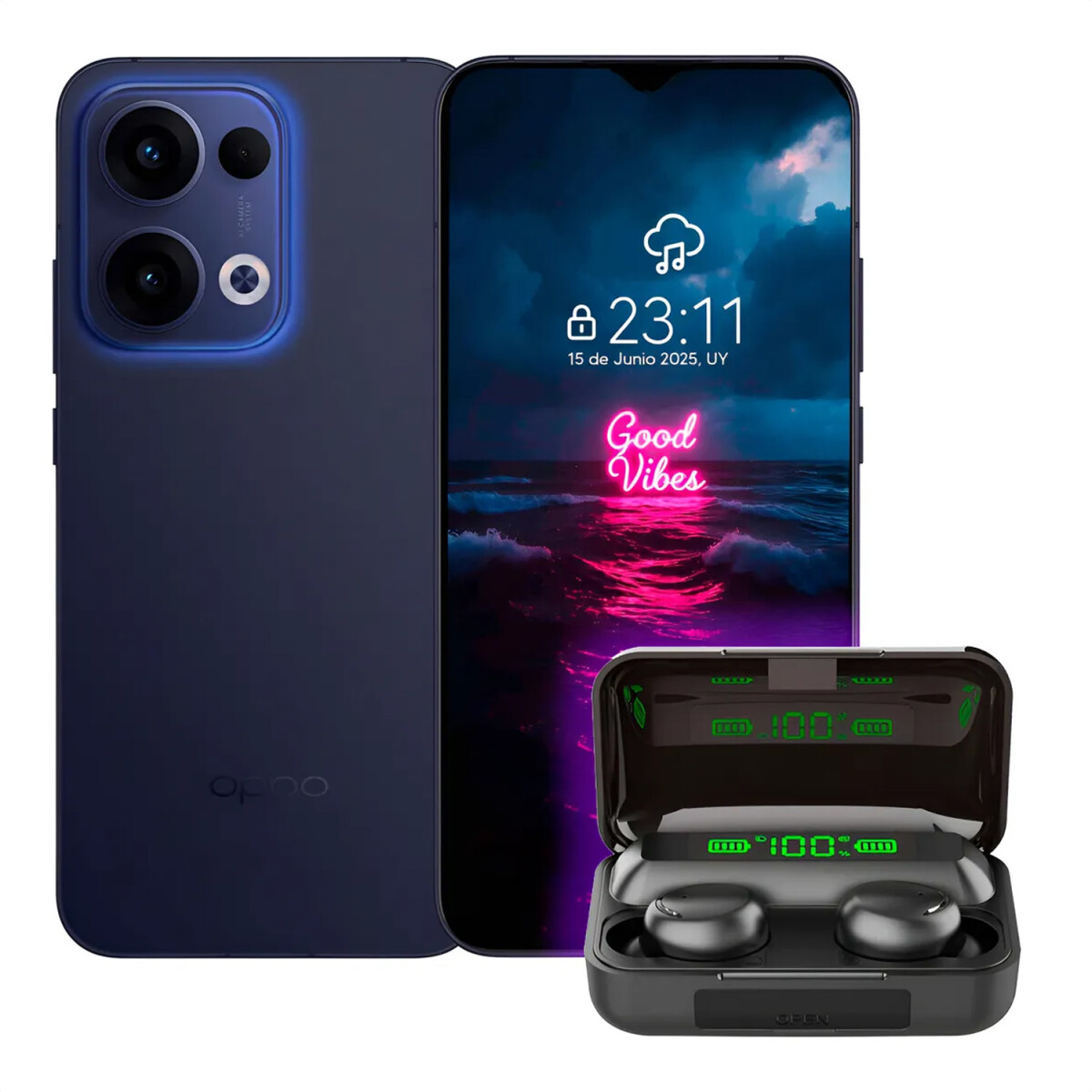 Oppo Reno13 12/256gb 5g + Regalo - PK OPPO RENO 13 12/512 AZUL + REGALO 