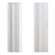 Puerta Pvc Corrediza Plegable Acordeon 210 X 80 Cm Blanco