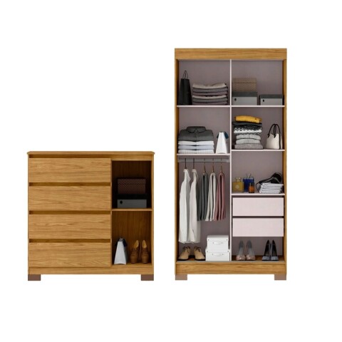 Juego de Dormitorio Ropero Antares 2 Puertas Corredizas Comoda Vega 4 Cajones y Respaldo Oslo - Marrocos Juego de Dormitorio Ropero Antares 2 Puertas Corredizas Comoda Vega 4 Cajones y Respaldo Oslo - Marrocos