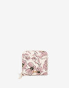 Billetera Zip Round Billetera Cuadradra - Estampado Flores