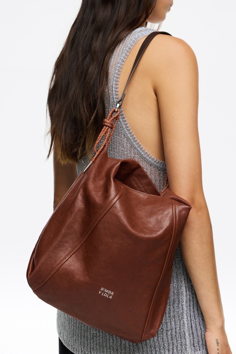 BOLSO PAPER MEDIANO Tostado