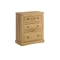 Comoda 4 cajones - Linea mexicana Natural