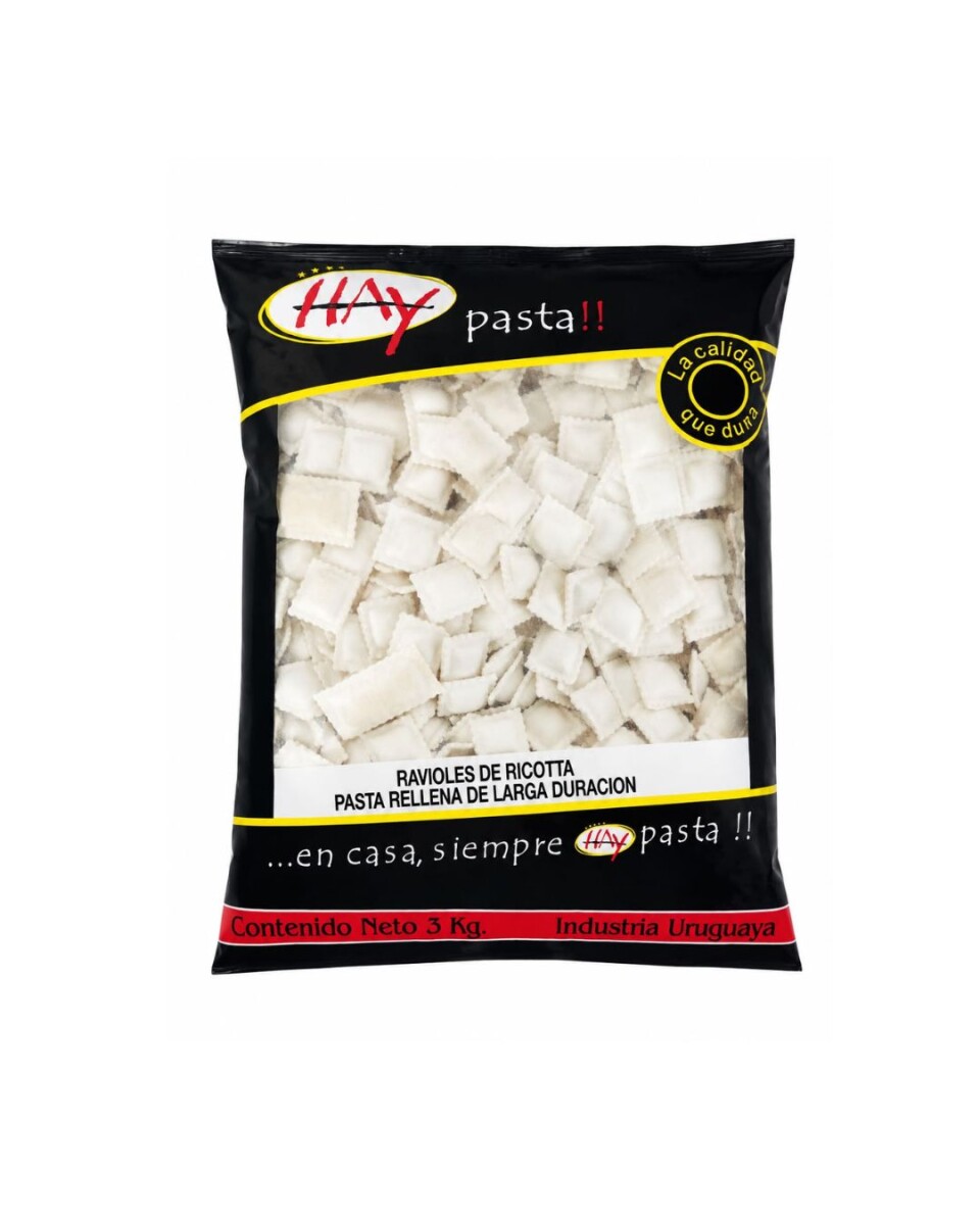 RAVIOLES DE RICOTTA 3KG HAY PASTA!! 