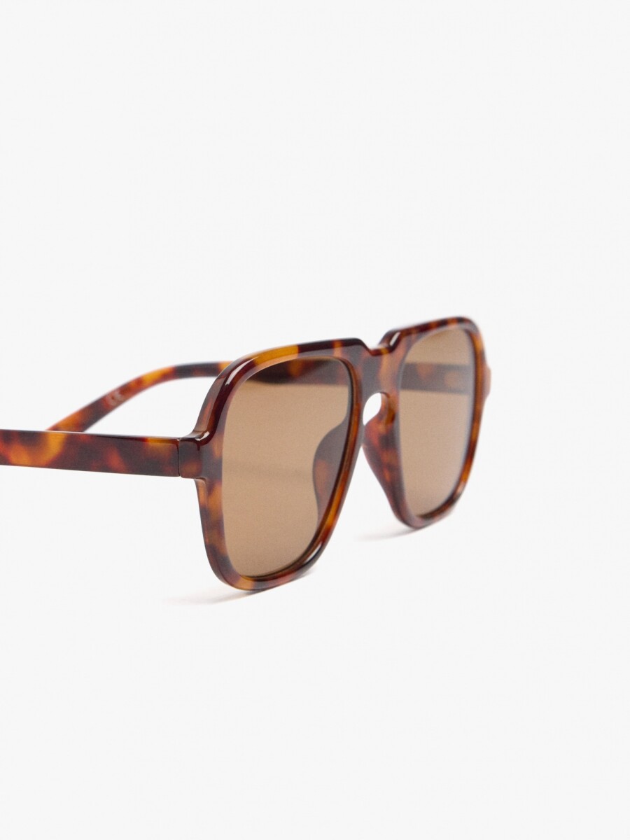 Gafas De Sol Redondas marron