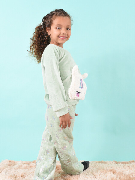 PIJAMA BABY UNICORN VERDE AQUA