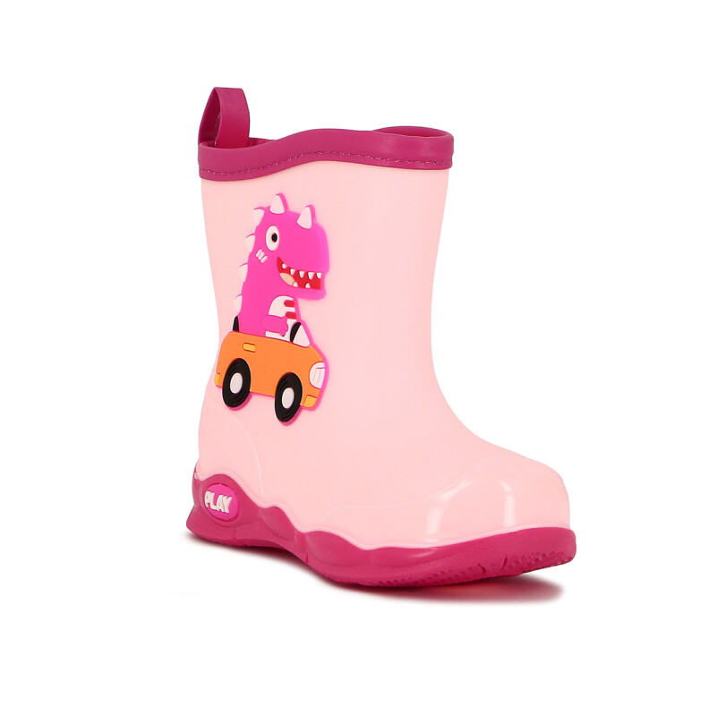 Macri Bota Lluvia C/ Dinosaurio - Niño/a Rosado