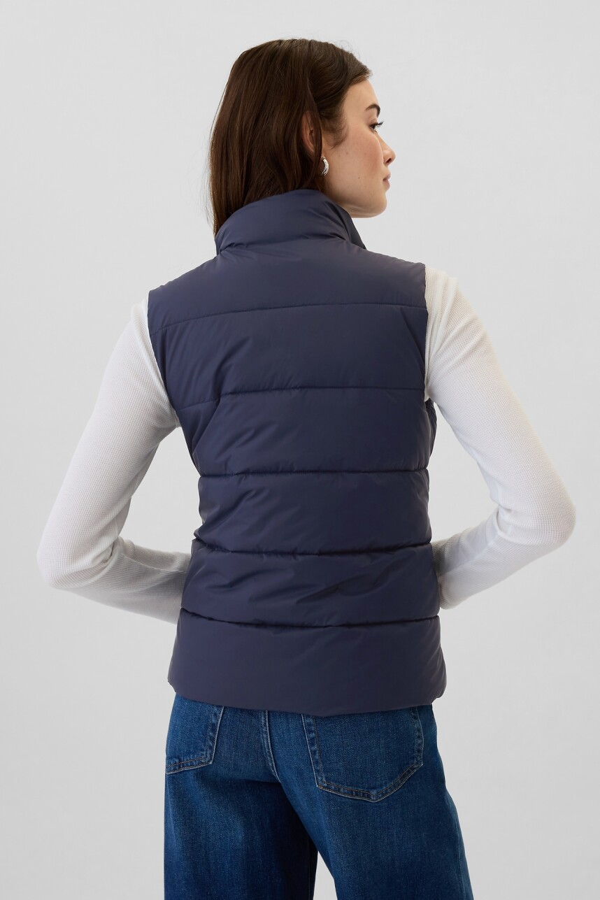 Chaleco Logo Gap Mujer Navy Uniform