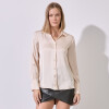 Camisa Saten BEIGE