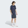 Remera Adidas Essentials 3 Rayas Azul