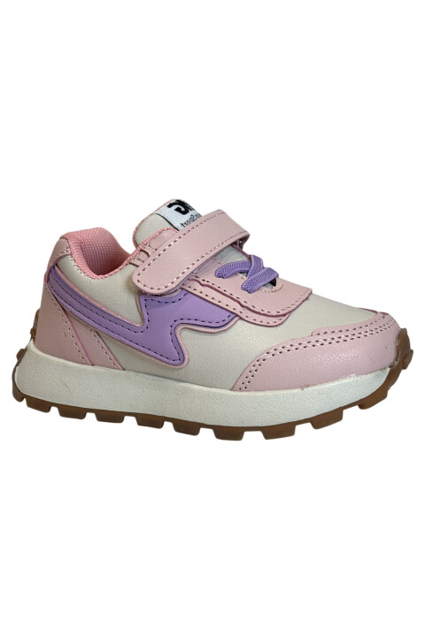 Zapatos Con un Velcro Rosa