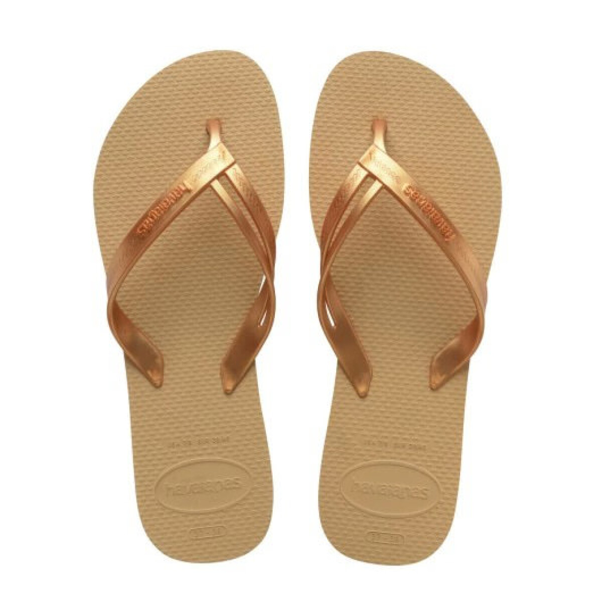 Ojotas de Mujer Havaianas Elegance - Dorado 