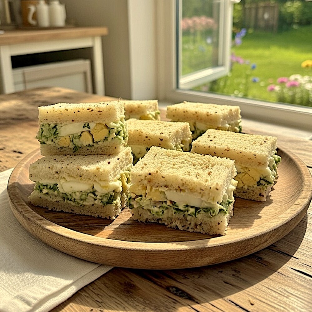 6 Sándwiches de Rúcula y Nuez 6 Sándwiches de Rúcula y Nuez