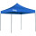 Gazebo 3x3mt Toldo Carpa Uv30 Impermeable Resistente Azul