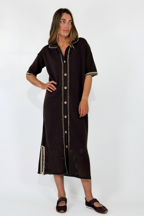 VESTIDO GRAVIOLA Chocolate