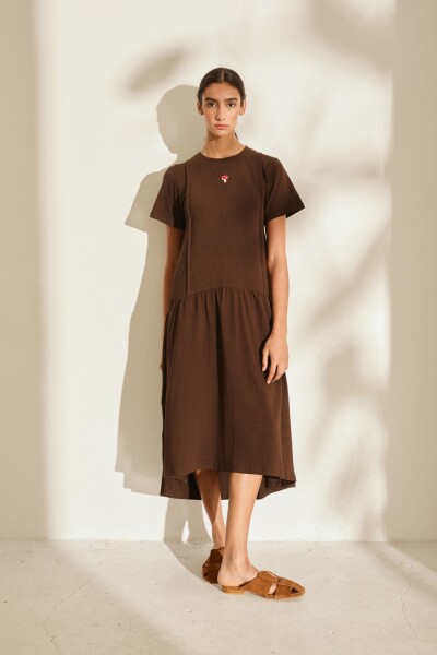 VESTIDO COTTON SIERRA Pre Venta Chocolate