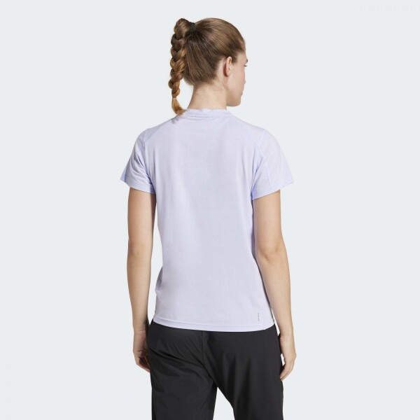 Remera Adidas Train Essentials Big Performance Logo Violeta