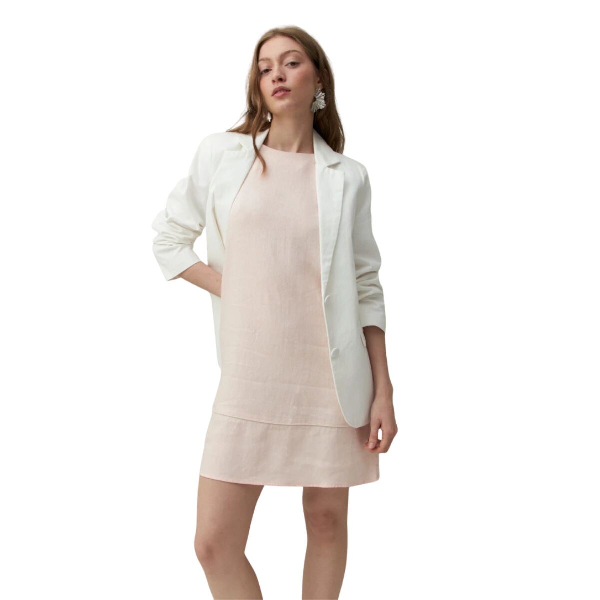 VESTIDO MARLON XS-XL - ROSA BEBE 