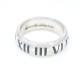 Anillo Atlas Tiffany and Co plata 925 con esmalte Anillo Atlas Tiffany and Co plata 925 con esmalte