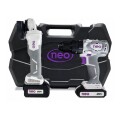 KIT AMOLADORA 4 Y 1/2 + TALADRO PERCUTOR A BATERIA NEO EN MALETIN + BOLSO KIT AMOLADORA 4 Y 1/2 + TALADRO PERCUTOR A BATERIA NEO EN MALETIN + BOLSO