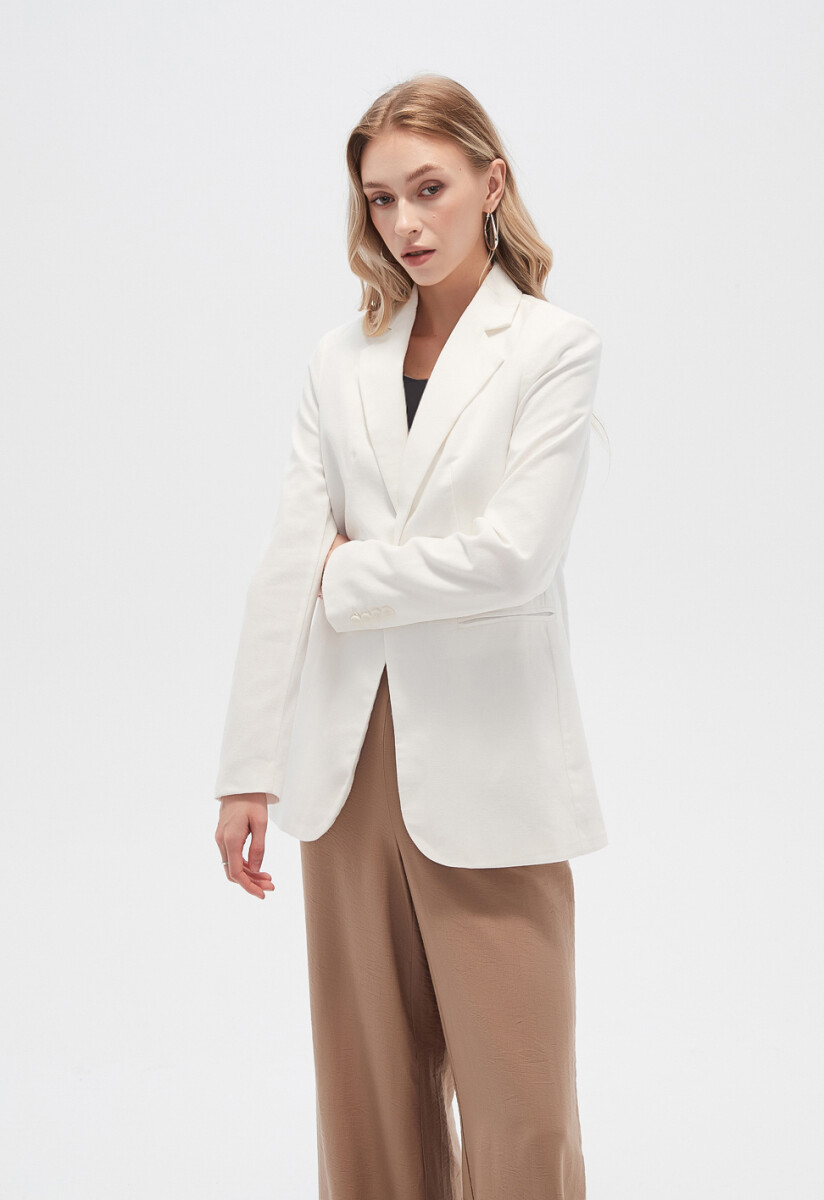 Blazer Flok - Marfil / Off White 