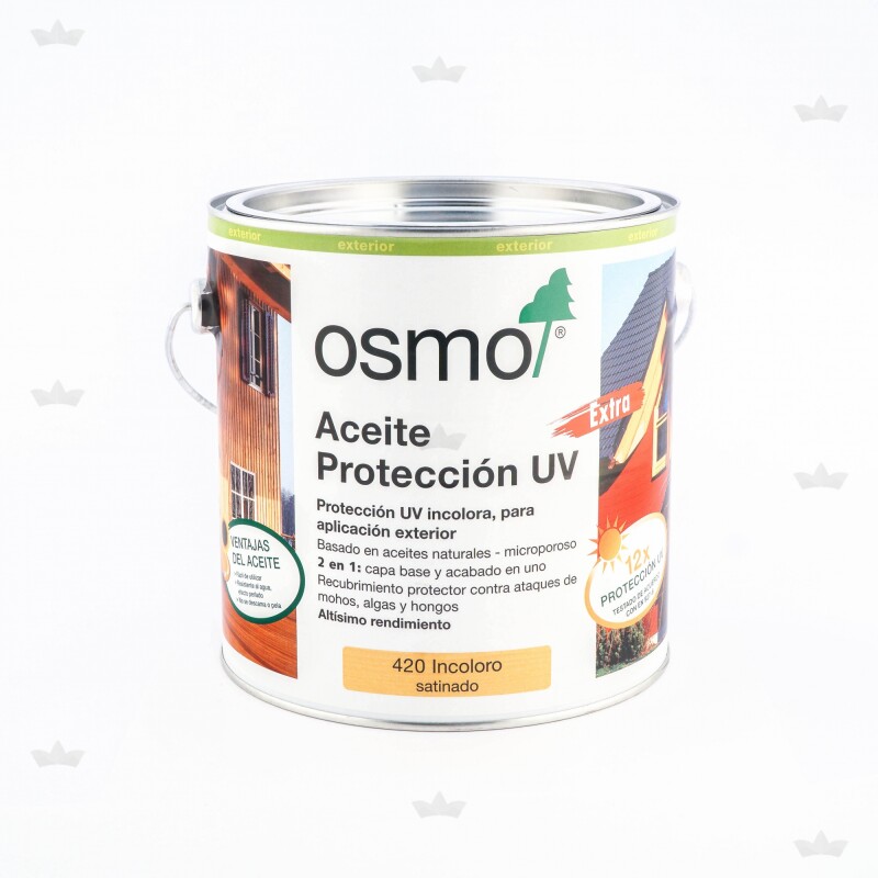 OSMO 420 ACEITE DE PROTECCION 12 UV INCOLORO 2.5 LT. N/A