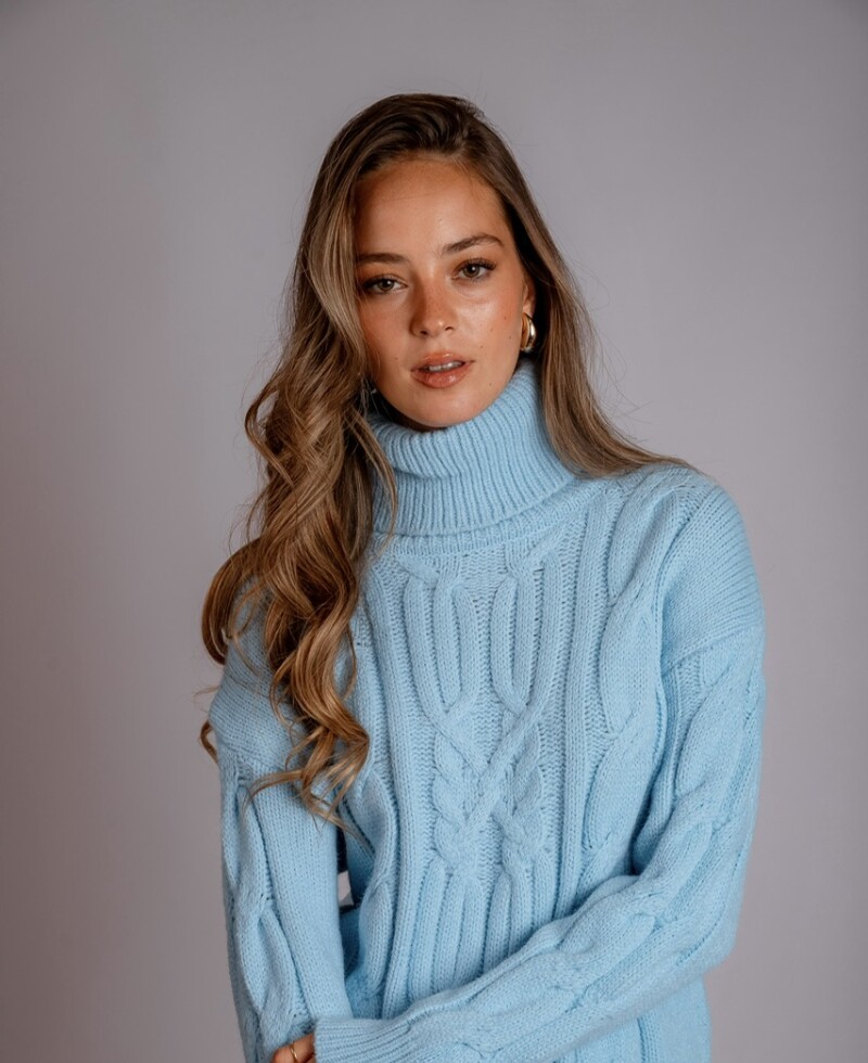 Polera Paz celeste
