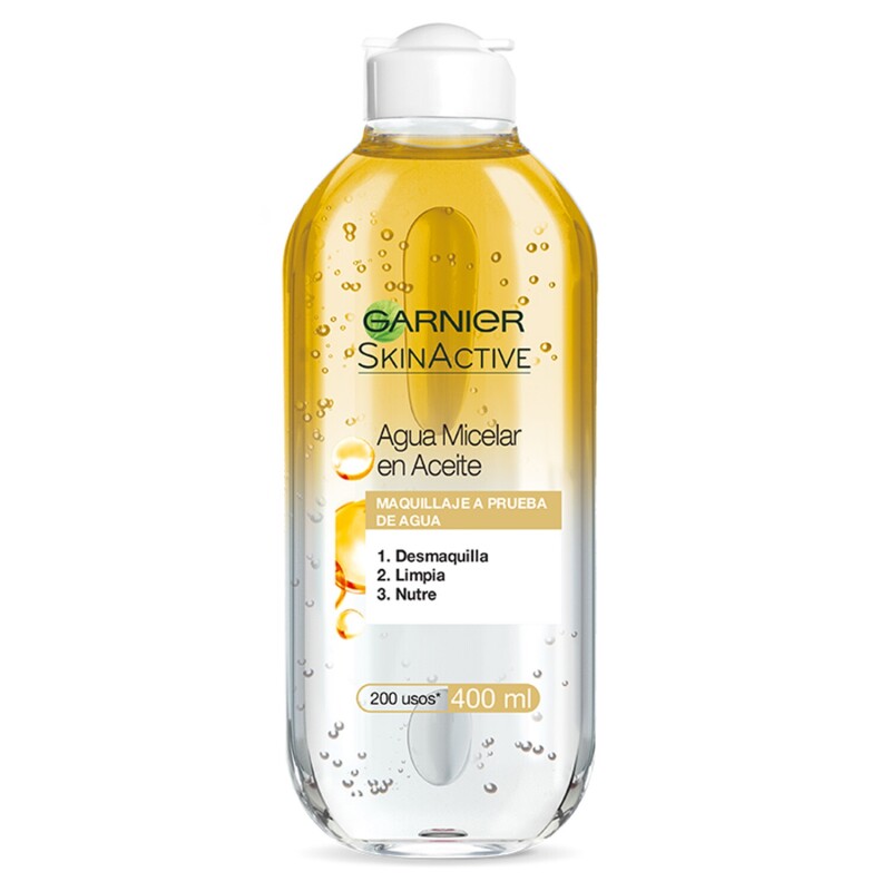 Agua micelar en aceite Garnier 400ml Agua micelar en aceite Garnier 400ml