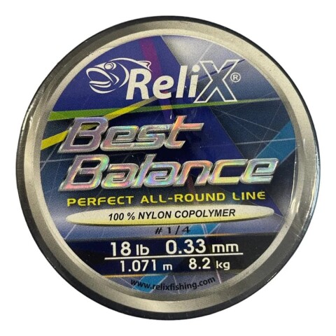 Tanza Relix Best Balance Dark Green Medida 0.33mm