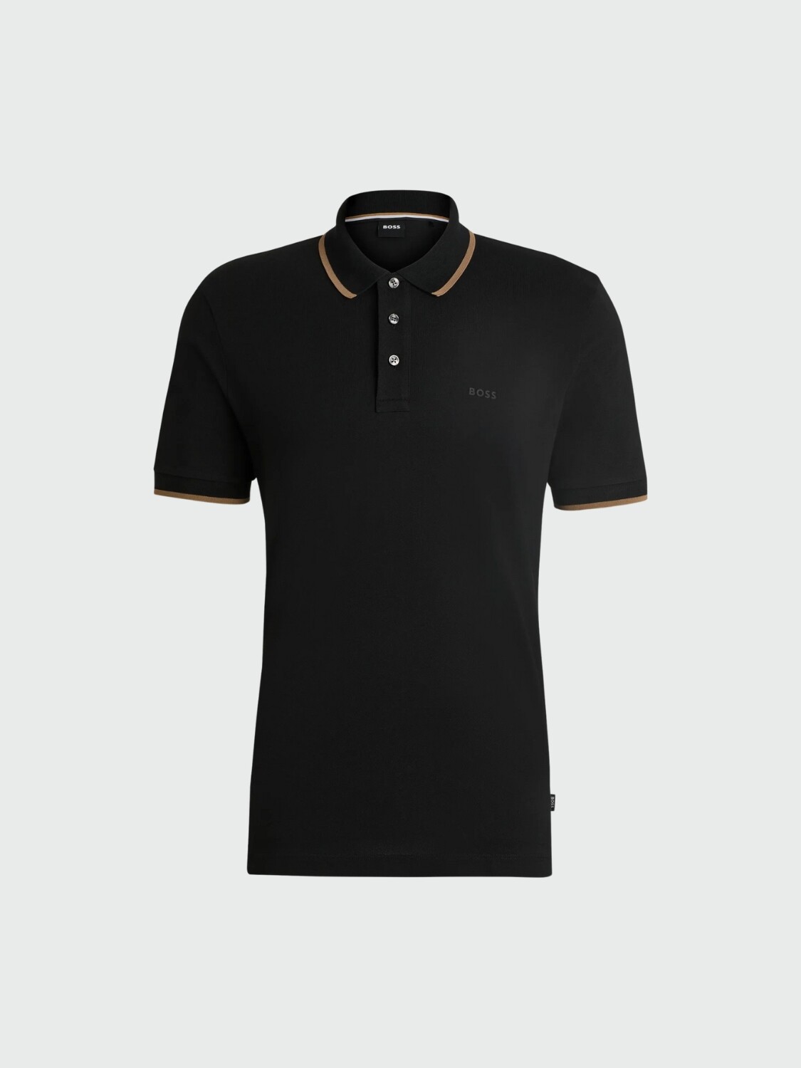 BOSS Black - Polo Parlay 190 Regular Fit Negro