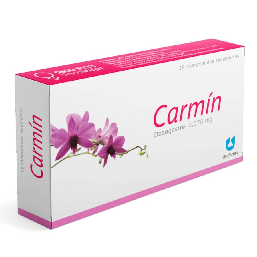 Anticonceptivo Carmín 28 Comprimidos - Urufarma Anticonceptivo Carmín 28 Comprimidos - Urufarma